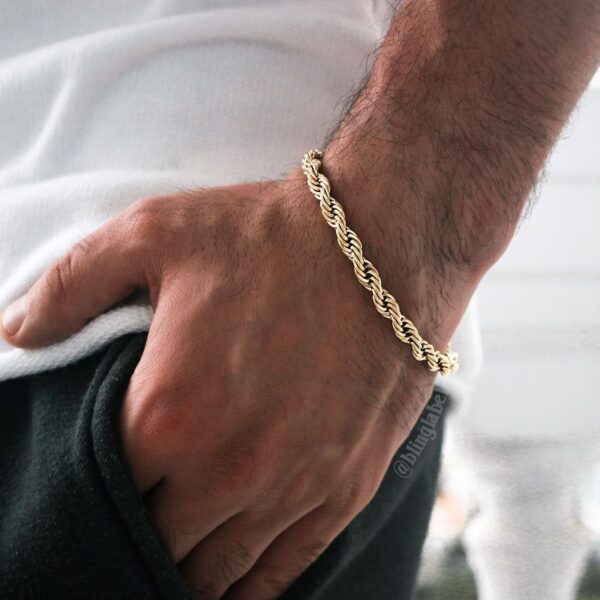 Rope Chain Bracelet Design 6mm